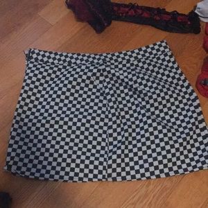 Checkered Skirt